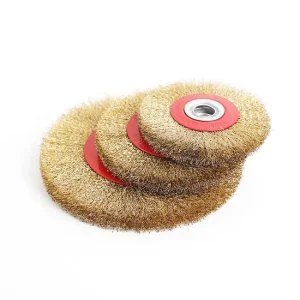 copper coated wire wheel brush