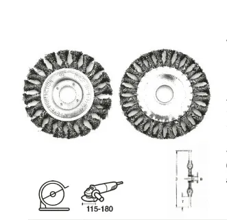 B2B Guide: How to Identify a High-Quality Wire Wheel Brush 2 wheel brushes, knotted wire(Plain Bore)