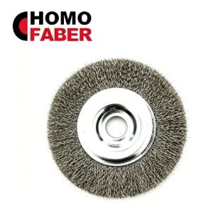 Crimped Wire Wheel Brush with Arbor Hole