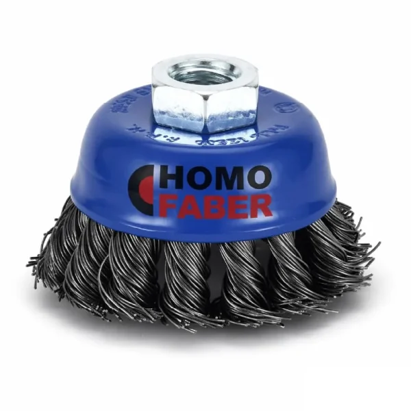 Single Row Knotted Wire Cup Brush 1 Single Row Knotted Wire Cup Brush