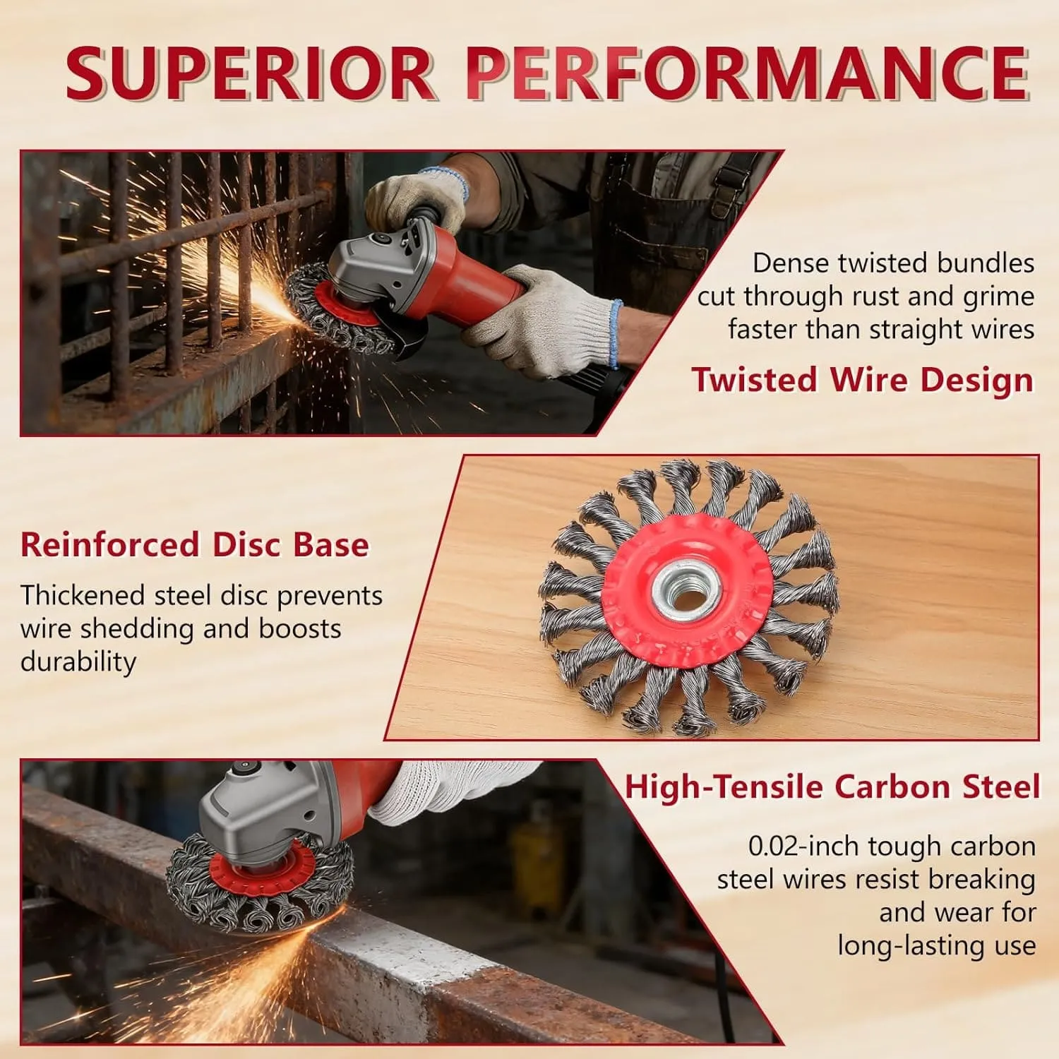 Stainless Steel vs Carbon Steel Wire Brushes: Selection Guide and Application Analysis 6 Stainless Steel vs Carbon Steel Wire Brushes