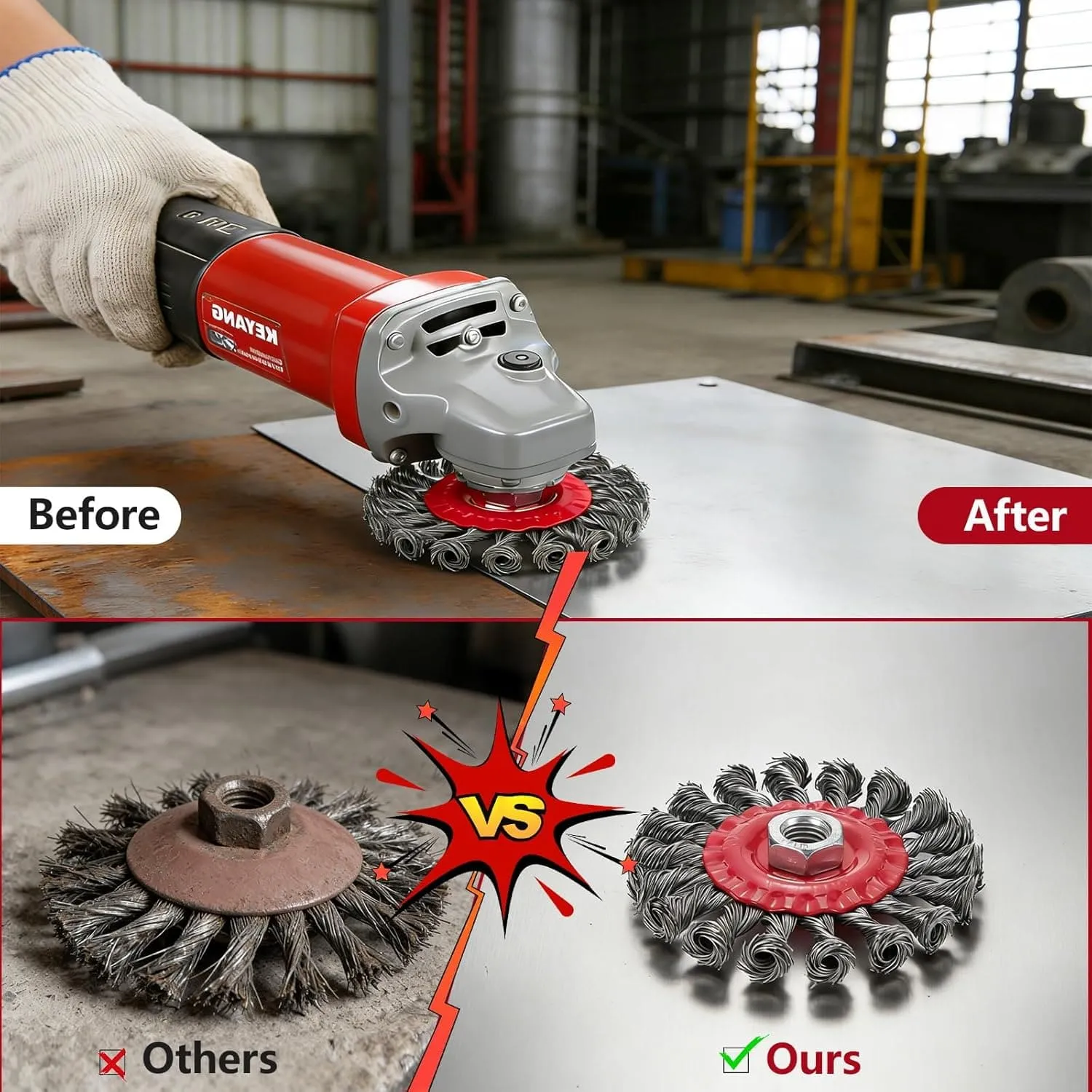 Stainless Steel vs Carbon Steel Wire Brushes: Selection Guide and Application Analysis 4 Stainless Steel vs Carbon Steel Wire Brushes