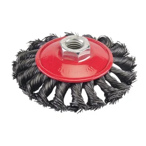 Knotted Wire Bevel Brush
